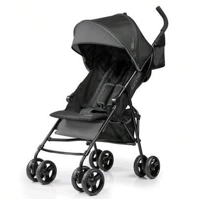 Lightweight Travel Stroller With Compact Fold & Multi-Position Recline – Holds Up To 45 Lbs