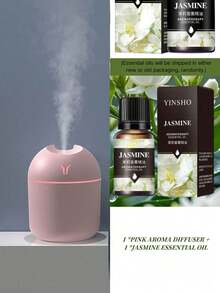 250ml Portable Mini USB Air Humidifier Aroma Essential Oil Diffuser,With Colorful Night Light,Aromatherapy Machine,Humidifier,For Travel,Office,Cars,Desk,Bedroom/1PCEssential Oil Diffuser+1pc Aromatherapy Essential Oil(Essential Oils Will Be Shipped In Either New Or Old Packaging, Randomly.) - Multicolor - View 24