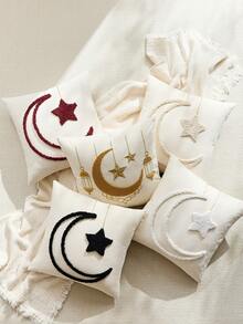 1pc/2pcs Ramadan Decoration Throw Pillow Covers Decorative Pillow Cushion Cover Sofa Decorative Pillow Room Decor Room Decration Cushions Cover House Decor Personalized Living Room - Coffee Brown - View 6