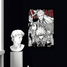 Framed Gachiakuta Anime Squad Satin Poster. Idear Gift For New Year, Thanksgiving And Christmas – Perfect Art For Home Decor, Living Room, Kitchen, Bathroom & Room Decor. - Framed(有框) - 查看 5
