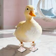 1双宠物鸭鹅鞋 宠物鸭脚家禽靴 宠物鸭靴 带保护鞋底 防滑户外防护鞋套装 宠物用品 - A型 - 查看 4