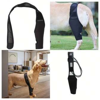 Manga protectora para lesiones de pata de perro, soporte de férula para fracturas de pata delantera/trasera de mascotas, protector de rodilla para perros