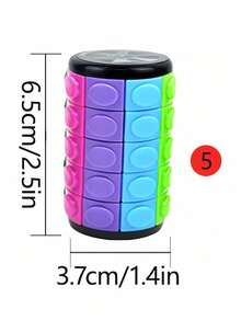 3D Printed Gear Cube Fidget Toy, Personalized High Difficulty 3/5/7 Layer Magic Cube, Adult Stress Relief Toy, 3D Mini Guitar, Sensory Blocks, Rubex Cube, Sensory Toys, Fidget, Fidget Toys, Stress Relief Ball, PE And Squishies - Multicolor - View 8