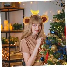 YQQ FRCOLOR Diadema De Orejas De Mono Con Plátano Para Cosplay Diadema De Orejas De Animales Accesorios De Fiesta Y Carnaval Para Niñas Y Adultos0027 - como en la foto - Ver 2
