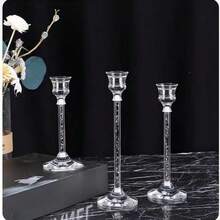 Acrylic Candle Holders, European Style. Candle Cups For Dining Table, Wedding Decor, Candlelight Dinner. Suitable For Room Decor, Home Decor, Dining Table Decor, Gift For Best Friend, Wedding Celebration, Etc.