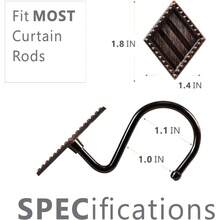 Shower Curtain Rings - Bronze - View 5