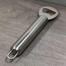 Stainless Steel Round Handle Reinforced Bottle Opener, Suitable For Party, Dining, Outdoor Camping, Portable - Multicolor - View 7