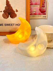 Luz de noche de queso de dibujos animados amarillo/blanco, luz de noche linda, lámpara de mesita de noche creativa para dormitorio, luz de ambiente, regalo para parejas, amigos, luz de ambiente para dormitorio - Multicolor - Ver 5