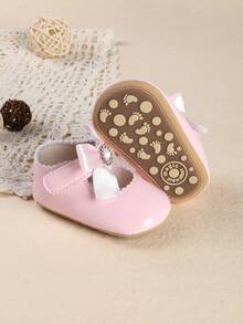 New Spring/Autumn Infant Girl Anti-Slip Soft Sole Princess Shoes, 0-1 Years Old Toddler Shoes - Pink - View 2