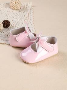 New Spring/Autumn Infant Girl Anti-Slip Soft Sole Princess Shoes, 0-1 Years Old Toddler Shoes - Pink - View 4