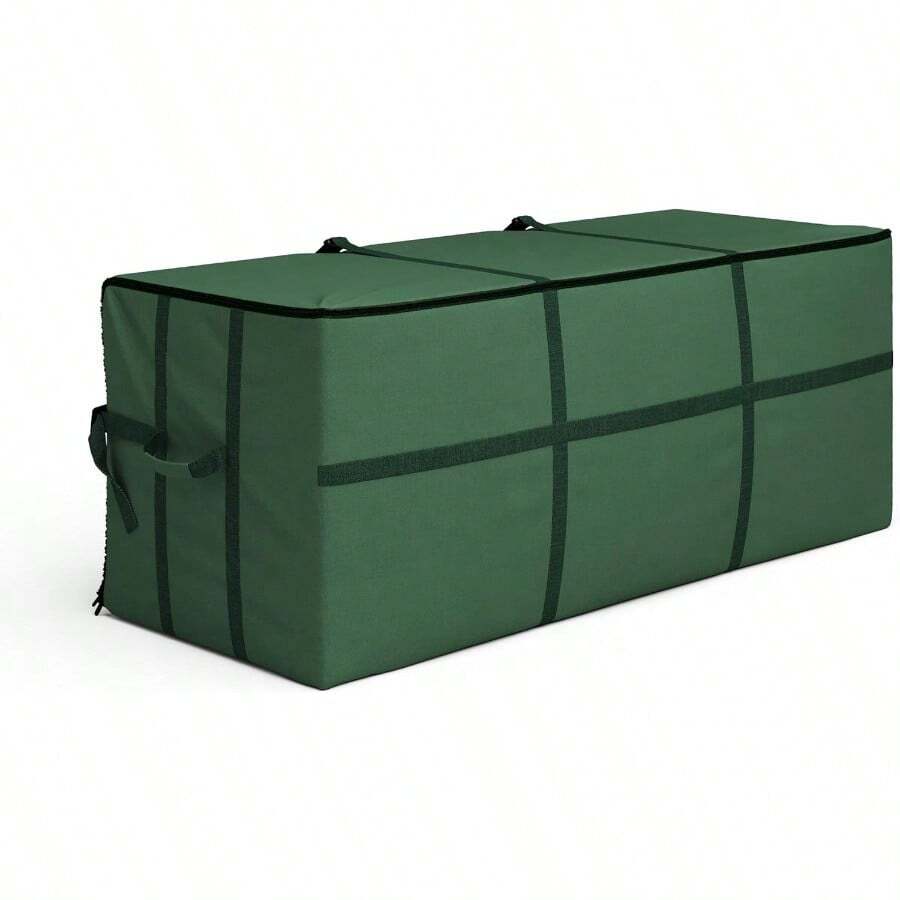 Elf Stor - Bolsa de Almacenamiento para árbol de Navidad de Lona Resistente tamaño Grande para árbol de 9 pies Verde 1 - Verde - Ver 1