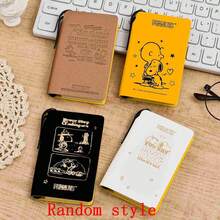 1pc Hot Selling Meiman Peanut Comics Cartoon Anime Periphery, Meiman Comes With A Pen Slot, Portable Small Notebook, High Appearance Homework Book, Student Specific Recording Homework, Portable Notebook, Small Gifts, Small Gifts For Friends And Family,New Year's Gift, Valentine's Day Gift, Easter Gift,Stochastic Style - Multicolor - View 7