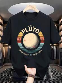 Stylish Men's T-Shirt - Black - View 6