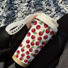 1pc, 530ML Cup , There Are Many Different Styles To Choose From Stylish And Personalized, It Has A Rope Handle For Portability, Suitable For Home, Office, And Daily Travel. Portable Can Hold Both Hot And Cold Beverages. - Multicolor - View 18