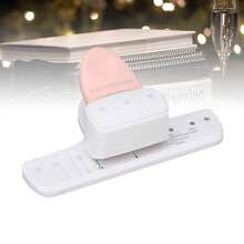 3-Hole Punch For Loose-Leaf Notebooks (4 Mm Diameter, 19 Mm Spacing), Perfect For A5, A6, A7, A8 And Pocket-Sized Notebooks. Pink Punch For Scrapbooking. - Pink - View 2