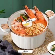 Household Non Stick Micro Pressure Pot, Vacuum Double Ear Soup Pot With Thick And Large Capacity, Multifunctional Stew Pot - Multicolor - View 1