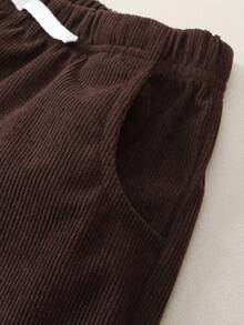 3件套幼儿男童休闲口袋抽绳装饰裤 - 彩色 - 查看 10