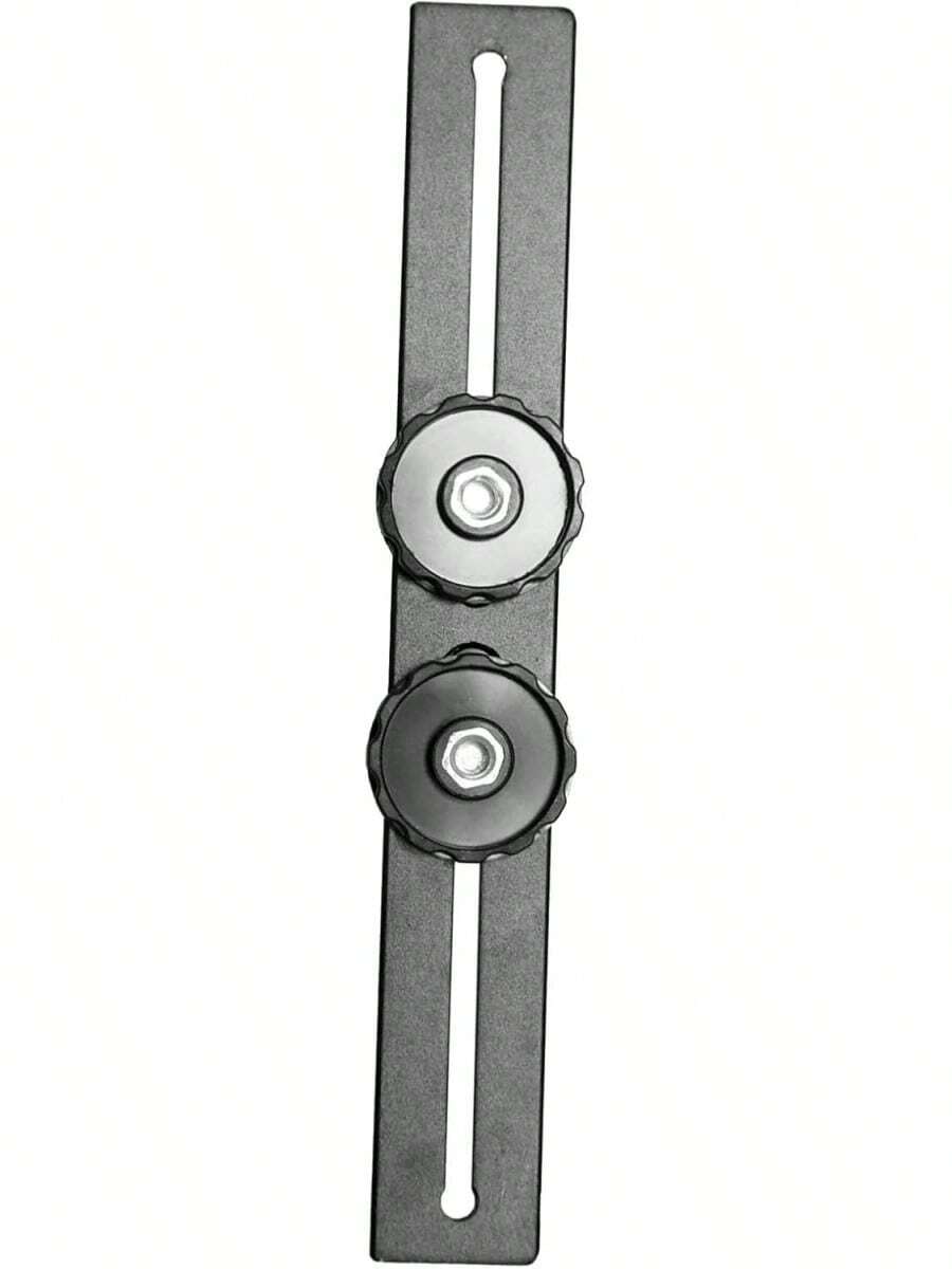 Soporte de doble intermitente para cámaras DSLR y luces LED, aleación de aluminio de 1/4 3/8 agujero de tornillo - 1 - Ver 1