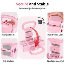 Multifunctional Dumbbells 2in 1 Home Dumbbell Kettlebells Adjustable Weight - Pink - View 11