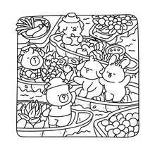 Wonderful Places: Cozy Travel Coloring Book - 40 Pages, 205gsm Thick Opaque Paper | Imaginative Global Destination Scenes (Cute Dogs And Bears On Skateboards Adventure At Iconic Landmarks) | Bold Thick Lines, Easy To Color, Ideal For Adult And Teen Leisure, Travel Theme Relaxation And Gathering With Friends, Suitable For Stationery, School Supplies, Great Gift For Girls, Valentine's Day, New Year - Lovely Place Lovely Place - View 9