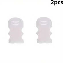 2 piezas/Soporte ajustable para cabezal de ducha con ventosa de silicona - Estante montado en la pared para accesorios universales de baño, accesorios de baño, herramientas de baño - Blanco - Ver 14