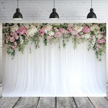 2D平面单件摄影背景布，春季花卉图案，结实耐用的涤纶材质，适合家庭聚会和节日庆典。 - 1件 - 查看 5