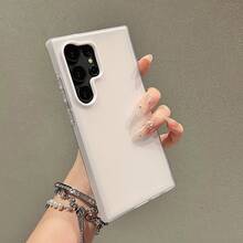 Luxury Candy 二合一磨砂硬壳手机壳，兼容三星 S25 Ultra、S24 Ultra、S23 Ultra、A56、A55、A54、A53、A35、A17、A07、A36、A26、A16、S25 FE 等更多型号 - 白色 - 查看 4