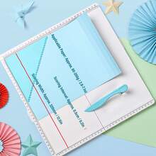 320 X 320 Mm Folding Scoring Board With Triangular Tool: Ideal For Creating Cards, Envelopes And Crafts With Photo Paper.