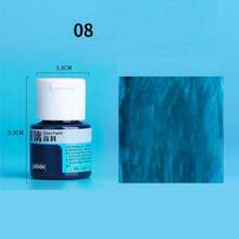 1 Metal 3D Stereoscopic Glass Pigment Hook Pen, Pen Tip 1mm, 20ml, DIY Painting Textile Ceramic Metal Acrylic Pigment. A 20ml Bottle Of Glass Paint, DIY Waterproof Hand-Painted Non Baking Paint. Two Types Of Glass Pigments To Choose From, Tubular And Bottled, Depending On The Specific Application.