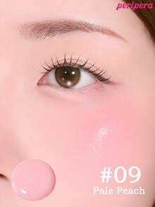 Peripera K-Beauty SYRUPY TOK CHEEK 液体腮红，奶油质地，打造自然光泽妆效，触感柔滑，妆容自然，适合日常及韩式妆容。 - #09 Pale Peach - 查看 5