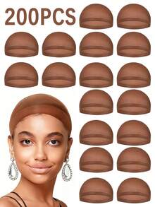 女士假发帽套装 - 蕾丝前假发帽，透气网布，适合日常佩戴和作为圣诞礼物 - 彩色 - 查看 31