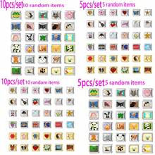 1/5/10pcs Stainless Steel Modular Beads, DIY Bracelet Necklace Ring Anklet, Fashionable Elegant Cute Italian Modular Design, Ideal Couples Gift (Product Is Single Component, Not Pre-Assembled) Valentine's Day, Ramadan, New Year Gift - Multicolor - View 1