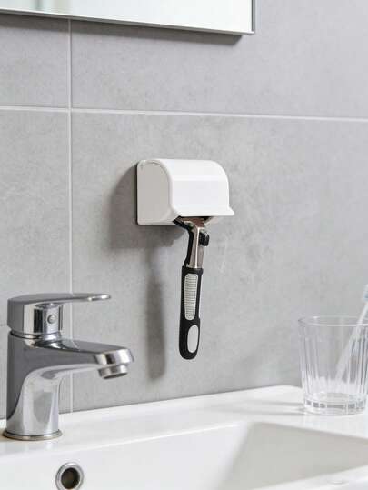 Razor Stand, Razor Storage Rack, Hook, Power Plug Hook, No Drilling Required