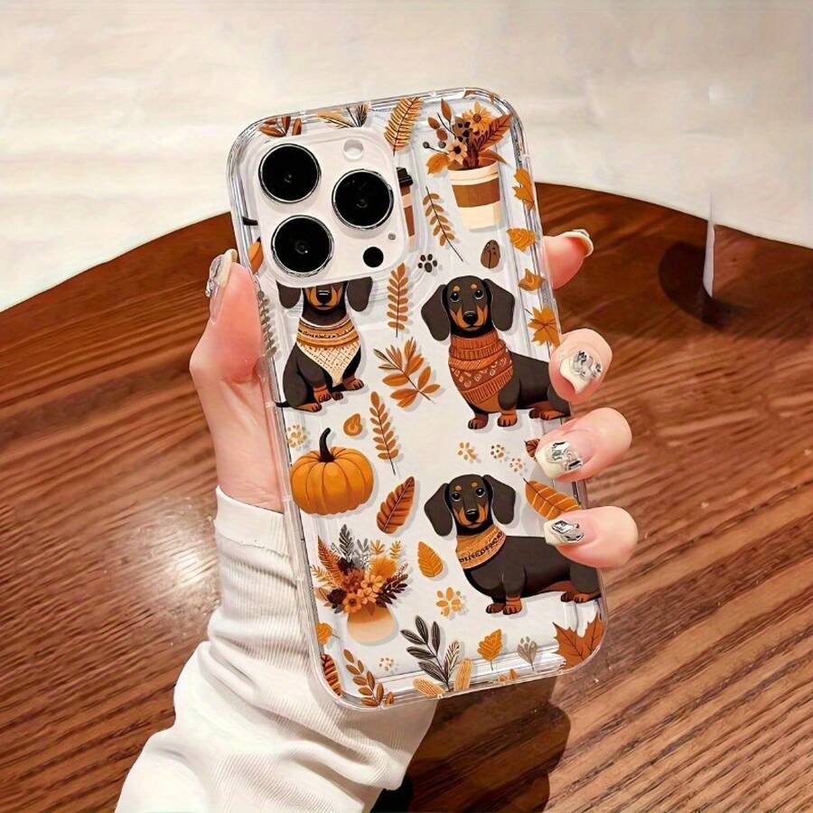 Funda para teléfono compatible con iPhone 17 Air/16e/15/14/13 Mini/12 Mini/11 Pro, Pro Max, Plus, a prueba de golpes + resistente a caídas, total, 360 ° Protege el teléfono - transparente - Ver 1