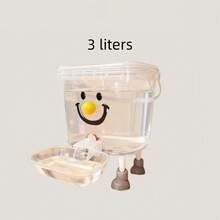 自动宠物饮水器 - 无需电源！大容量储水箱，重力自动补水，随时为您的毛茸茸伙伴提供新鲜洁净的饮用水。每周只需加水 1-2 次 - 告别每日加水的烦恼！