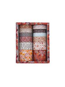 Bộ 12 cuộn băng dính Washi họa tiết hoa cổ điển, dài 2 mét (2,2 yard), băng dính trang trí nhiều màu sắc dùng cho sổ tay Bullet Journal, Junk Journal, đồ thủ công DIY, sổ tay nghệ thuật, đồ dùng làm album ảnh (Kiểu dáng giao ngẫu nhiên) - Nhiều màu - Xem 20