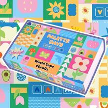 35 Rolls Washi Tape Set, Colorful Cute Floral Writable Decorative Tapes Scrapbooking And Journaling, Junk Journal Supplies, Bullet Journaling Women 5 - 30mm Wide 9.84ft Long/Roll - Colorful Palette - 查看 2