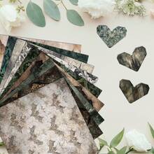 24/36张复古哥特城堡剪贴簿纸垫，5.9*5.9英寸单面加厚哥特城堡蝙蝠破败墙壁设计图案剪贴簿纸，非常适合DIY项目、子弹笔记、剪贴簿等。 - 彩色 - 查看 8