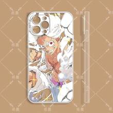Funda de Teléfono One Piece  Compatible con Apple Vivo  OPPO Cartoon  15 IQOO Honor Redmi - Carcasa transparente A3779 - Ver 2