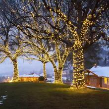 2 Packs, Warm Light 50LED*2/100LED*2 /200LED*2 /300LED*2 Fairy String Lights, Suitable For Use With Patio, Outdoor Party, Wedding, Christmas. - Warm Light - View 4