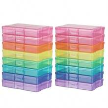 Photo Storage Box 5x7 Photograph Picture Album Organiser Craft Container Box - Multicolor - View 11