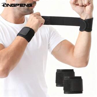 Verstellbarer Handgelenkgurt, unisex, geeignet für Fitness, Ringen, professionelle Sportarten, Handgelenkschutz, Gewichtheberhandschuhe, passend für linke und rechte Hand, Fitnessstudio, Gewichtheben, Büro, täglicher Handgelenkschutz