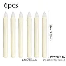 1/3/6/12 件复古优雅金属和铝制桌面烛台，适合结婚周年纪念、家居和酒店装饰、季节性和节日桌面装饰（不含蜡烛） - 銅本色 - 查看 17