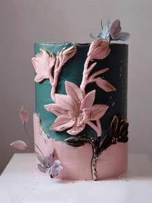 手工环氧树脂滴胶水晶材质欧式复古山茶花百合玉兰硅胶模具软陶瓷粘土模具玫瑰花卉香薰蜡烛石膏装饰模具石膏工艺品制作DIY家居装饰 - 白色 - 查看 7