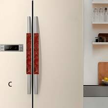 2个枫叶图案冰箱门把手套，防尘保护套，适用于冰箱、微波炉，适合学校、办公室、家庭、旅行隔热、闺蜜节、宠物、嘉年华、派对装饰