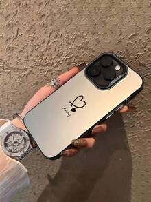 Funda de teléfono de boda personalizable en negro mate, compatible con Apple XR, 11, 13, 14, 15 y 16 Pro Max. Es transparente, de moda, vibrante, linda, minimalista y combina perfectamente con tu teléfono. Es un regalo personalizado único para amigos, novias y madres. - Negro - Ver 5