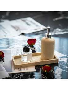 1pc Luxury Bottle Set Including Lotion, Shampoo, Hand Wash, And Shower Gel With Pump Dispenser - Multicolor - View 6