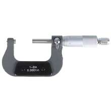 U-Shaped Outer Micrometer 1-2 Inch With Carbide Tip Accuracy 0.0001 Inch Suitable For Precision Measurement Work With Box - Black - View 6