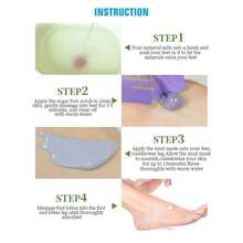 Set de baño de pies de 4 pasos con exfoliante para el cuidado de los pies - TÉ VERDE - Ver 4