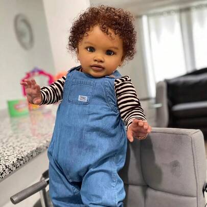 Muñeca Reborn Pippa de 26 pulgadas completamente vestida, bebé recién nacido niña, tamaño extra grande de bebé, popularidad realista, tacto suave, muñeca de arte de piel 3D, regalo de Navidad